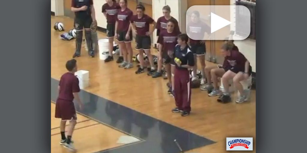 Indoor Practice Outfielder Drill [VIDEO] Coaches Insider