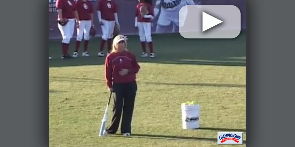 Outfield Relay Drill Patty Gasso Univ. of Oklahoma [VIDEO