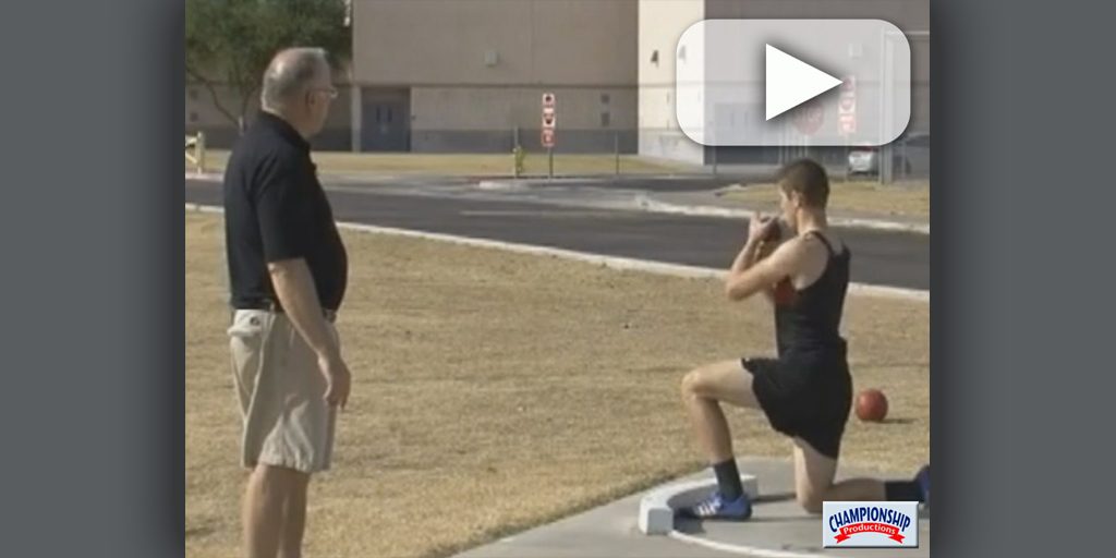 Shot Put Drill Kneel and Throw Bill Godina [VIDEO] Coaches Insider