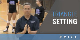 Watch as Coach Tom Keating explains and demonstrates these triangle setting drills.