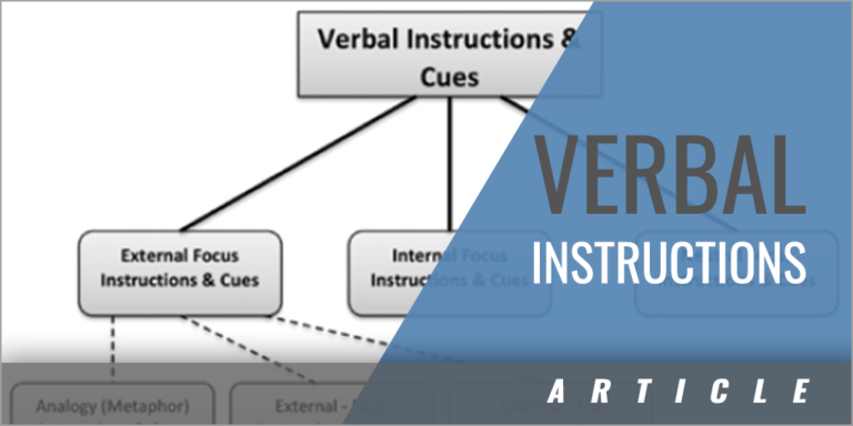 Verbal Instructions And Cues [ARTICLE] – Coaches Insider