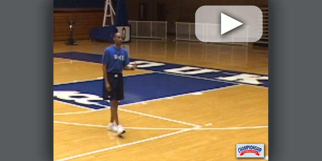 Two Ball Three Person Shooting Drill Duke Basketball VIDEO Coaches Insider