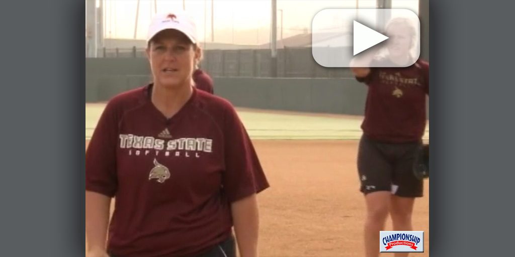 Infielder’s Hop Drill Ricci Woodard TX St. Univ. [VIDEO] Coaches Insider