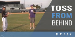 Toss From Behind - Balance Pitching Drill - TCU Baseball