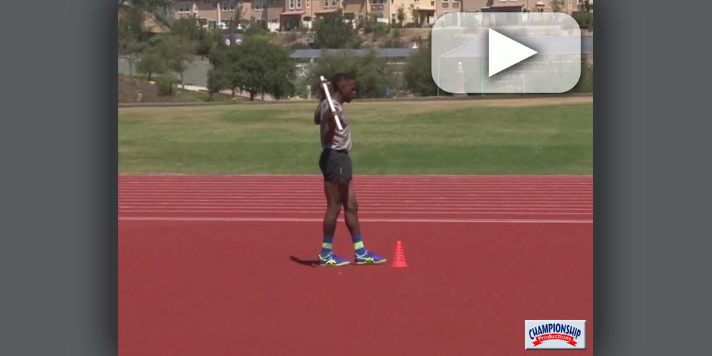 High Jump Running the Curve Drills Jeremy Fischer United States