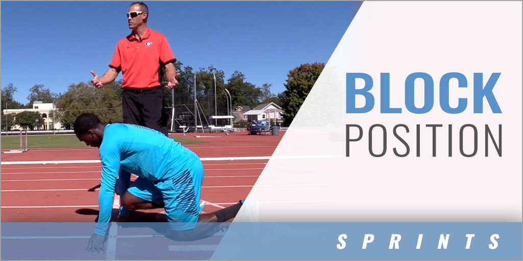 Sprints Block Position and Starts Ken Harnden Univ. of GA [VIDEO