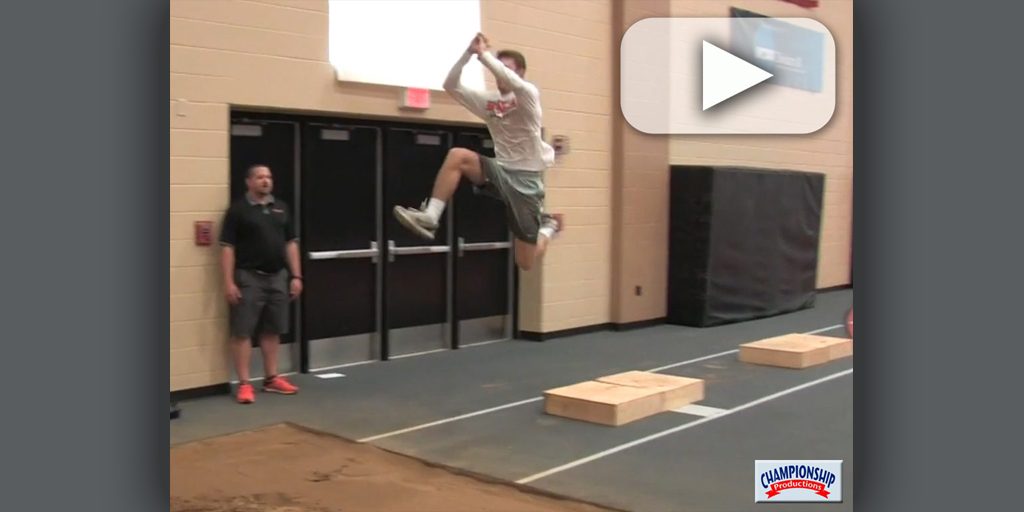 Long Jump PopUp Drills Nick Kohl Wartburg College [VIDEO