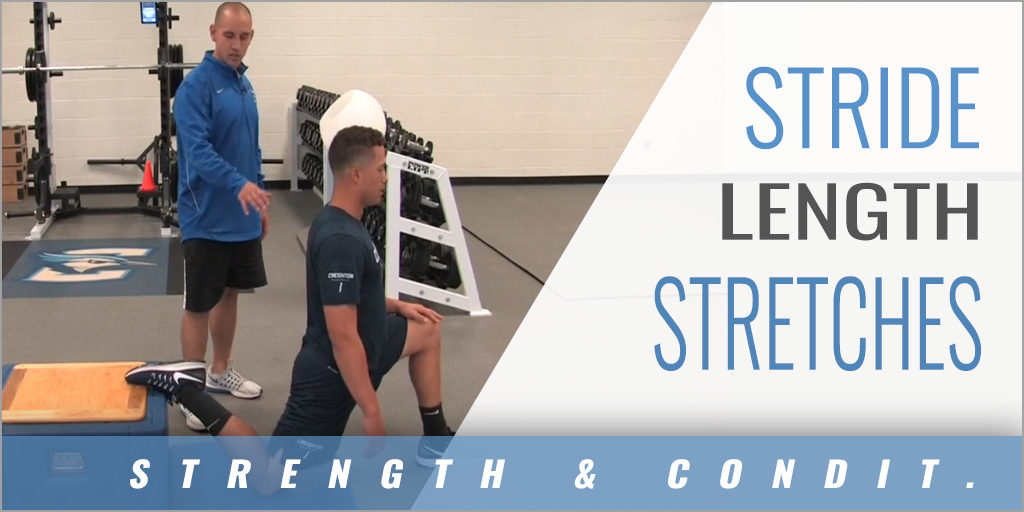 Speed Improvement Stride Length Stretches Brad Schmidt Creighton