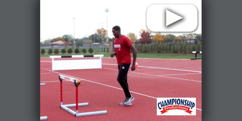 Hurdles Lead and Trail Leg Drill with Lucky Huber Univ. of South