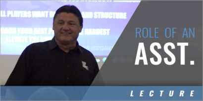 Role of an Assistant Coach