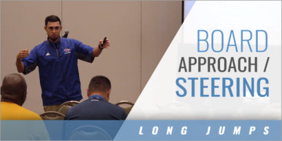 Long Jump: Board Approach/Steering