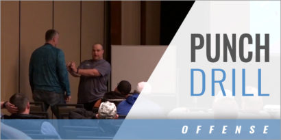 Offensive Line Pass Blocking: Punch Drill