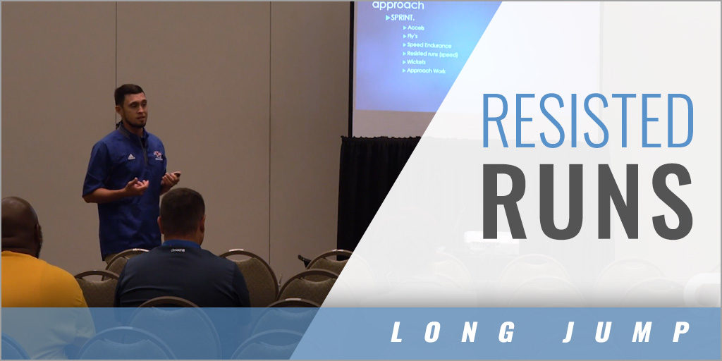 Long Jump Resistance Training with Wesley Miller LA Tech Coaches