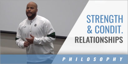 Strength and Conditioning: Relationships with Ryan Davis