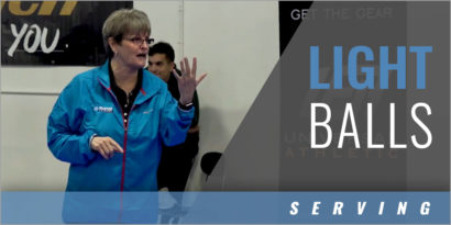Serving Fundamentals Using Light Balls