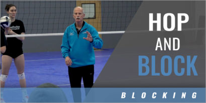 Blocking Footwork: Hop and Block Drill