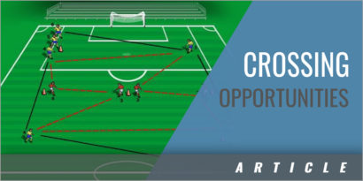 Overlapping Full Backs Creating Crossing Opportunities