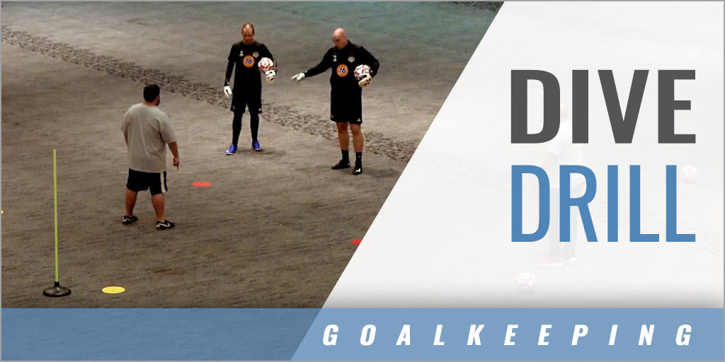 Goalkeeper Dive Drill with Paul Rogers Houston Dynamo Coaches Insider