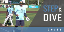 Outfield: Step and Dive Drill