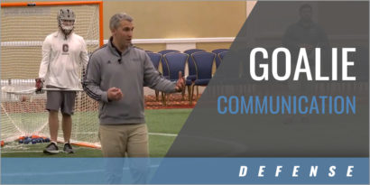 Goalies: Communication