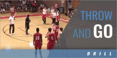 Throw and Go Zone Shooting Drill