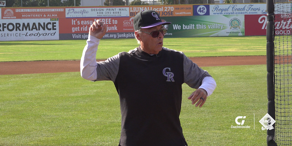 Catcher Throwing Program with Jerry Weinstein Colorado Rockies
