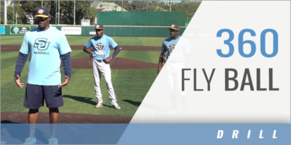 Outfield: 360 Fly Ball Drill