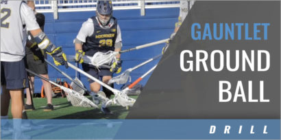 Gauntlet Ground Ball Drill