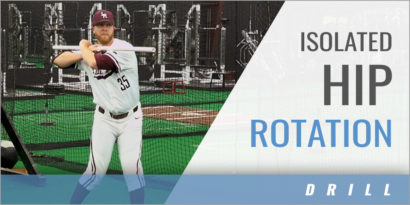Hitting: Isolated Hip Rotation Drill