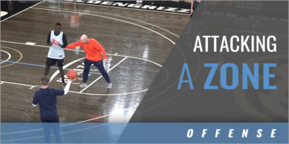 Attacking a Zone Warm Up Drill