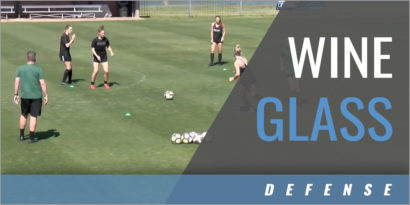 Wine Glass Defensive 1-2 Passing Drill