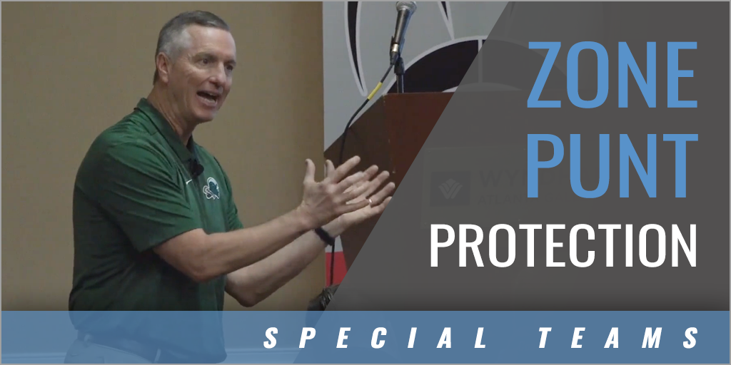 Punt Zone Protection Scheme with Willie Fritz Tulane Univ. Coaches