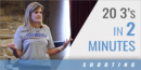 20 3’s in 2 Minutes Shooting Drill with Krista Gerlich – Texas Tech Univ.