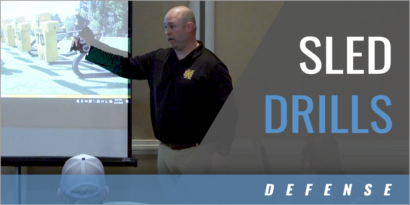 Defensive Line Sled Drills