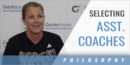 Selecting an Assistant Coach with Ricci Woodard – Texas State Univ.