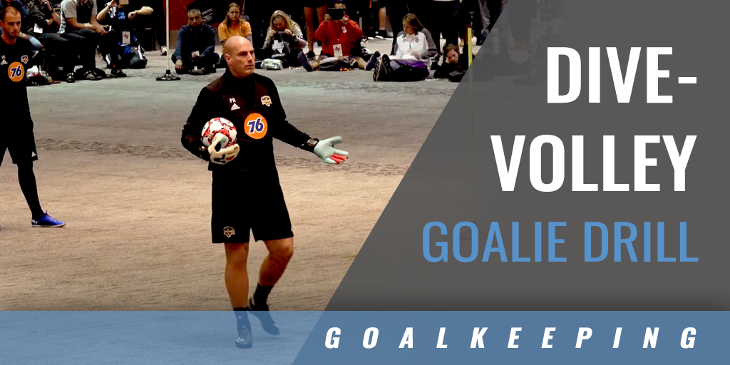 DiveVolley Goalie Drill with Paul Rogers Houston Dynamo Coaches