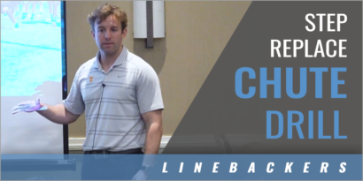 Linebacker’s Step Replace Chute Drill