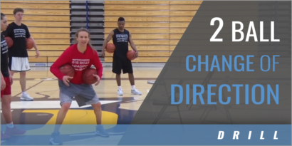 Two Ball Change of Direction Drill