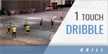 1 Touch Dribble Drill