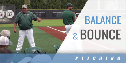 Balance and Bounce Pitching Drill