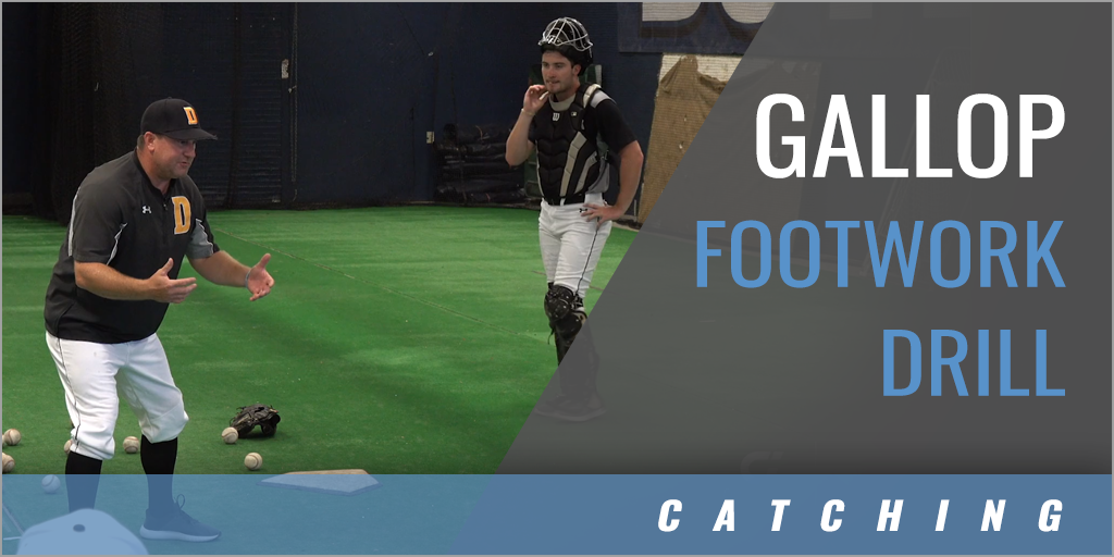 Catcher’s Gallop Footwork Drill with Blake Allen DePauw Univ