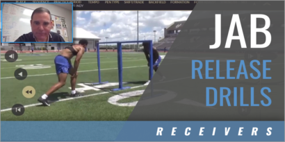 Wide Receiver Jab Release Drills
