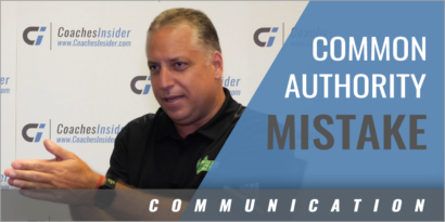 A Common Mistake People in Authority Make