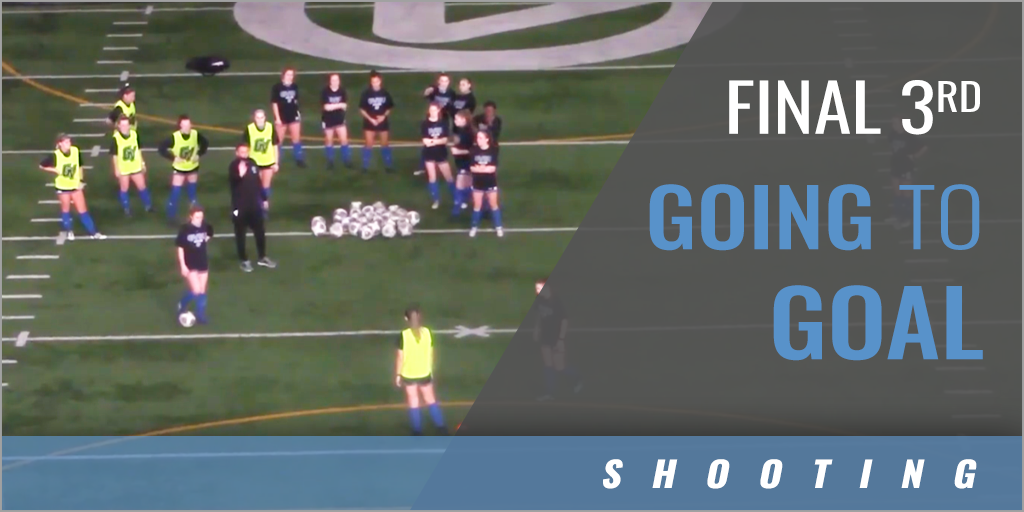 Final Third Going to Goal 2v1 Drill