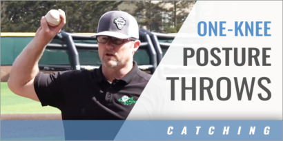 Catching: One-Knee Posture Throws