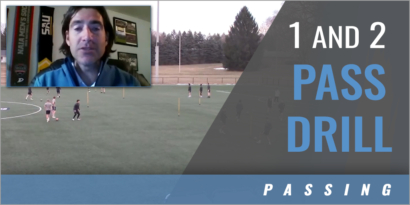 Switching the Point of Attack: 1 and 2 Pass Drill