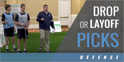 Behind the Goal: Drop or Layoff When Defending a Pick