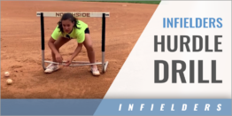 Infielders Hurdle Drill