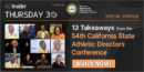EP 84: 13 Takeaways from the 54th California State Athletic Directors Conference