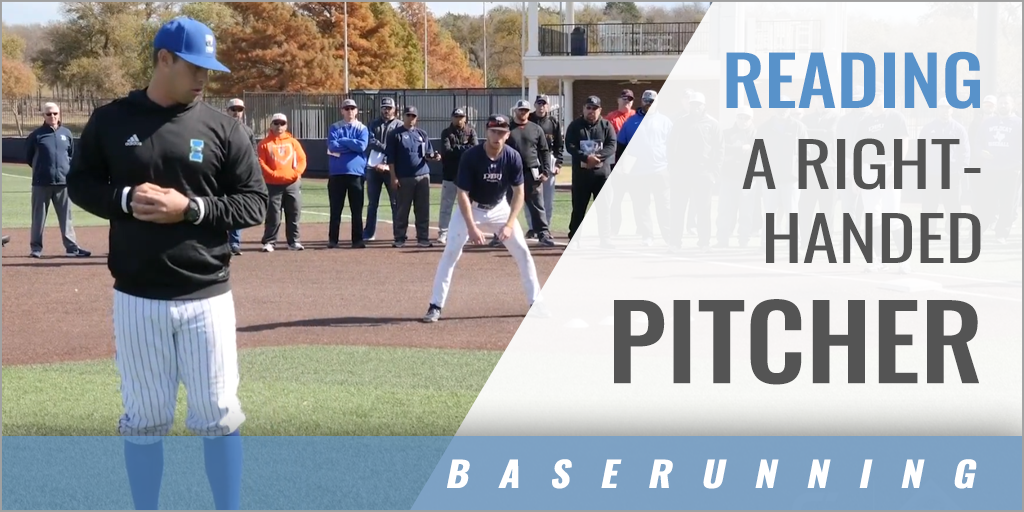 Baserunning Reading a RightHanded Pitcher with Seth LaRue Texas A&MCorpus Christi Coaches
